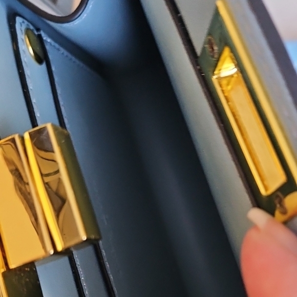 Tiffany & Fred Blue Satchel Bag - Picture 5 of 12